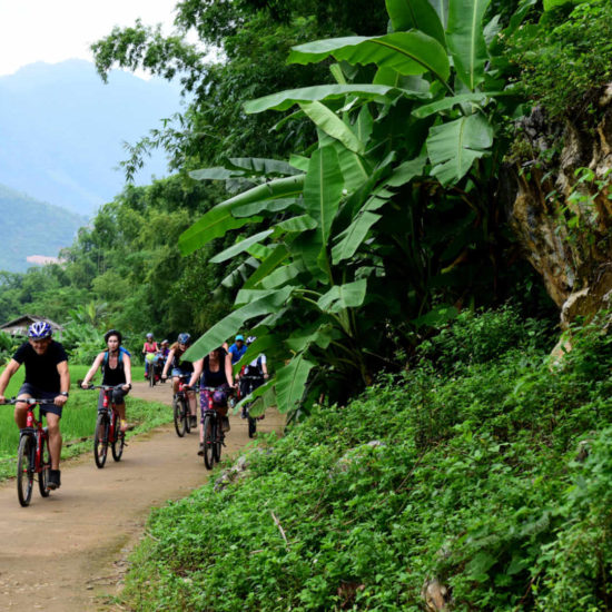 Go-Indochine cycling tour May Chau Vietnam