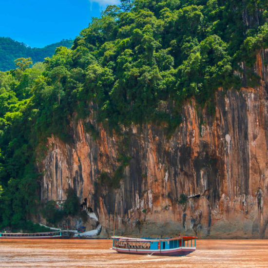 Pak Ou Cave Mekong River Laos