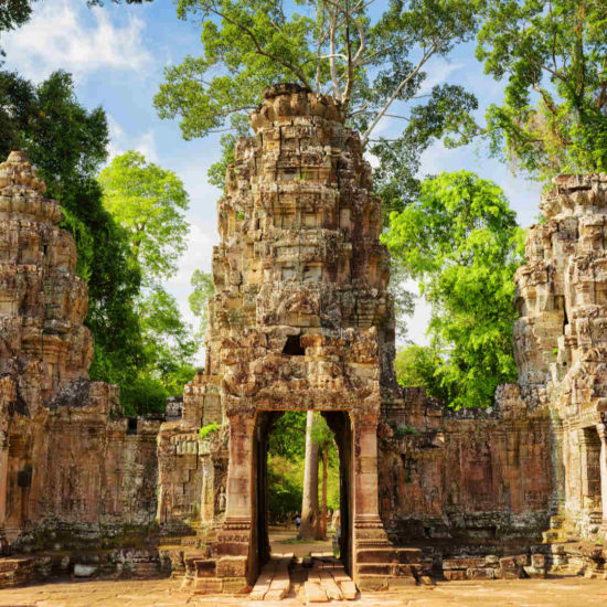 Preah Khan Tempel in Angkor, Siem Reap