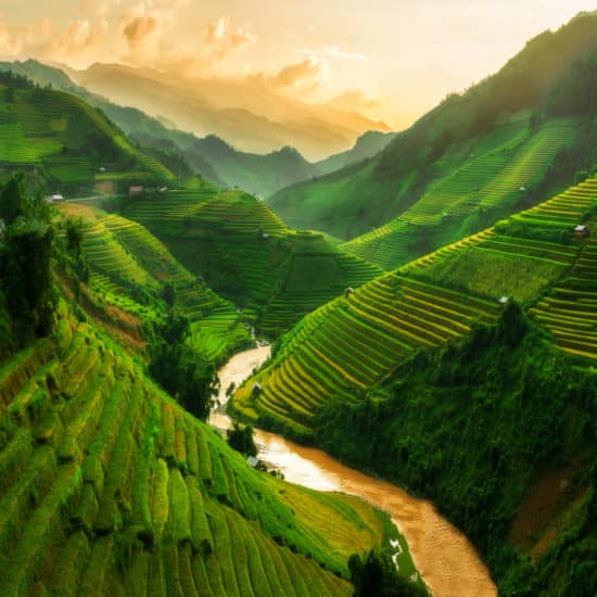 Sapa Mountains Panorama, North Vietnam